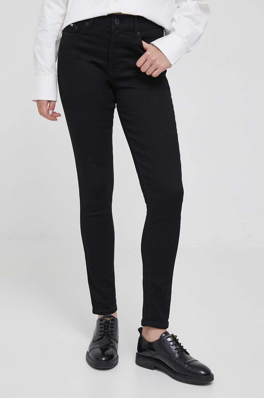 DKNY jeansi femei culoarea negru - Pled.ro