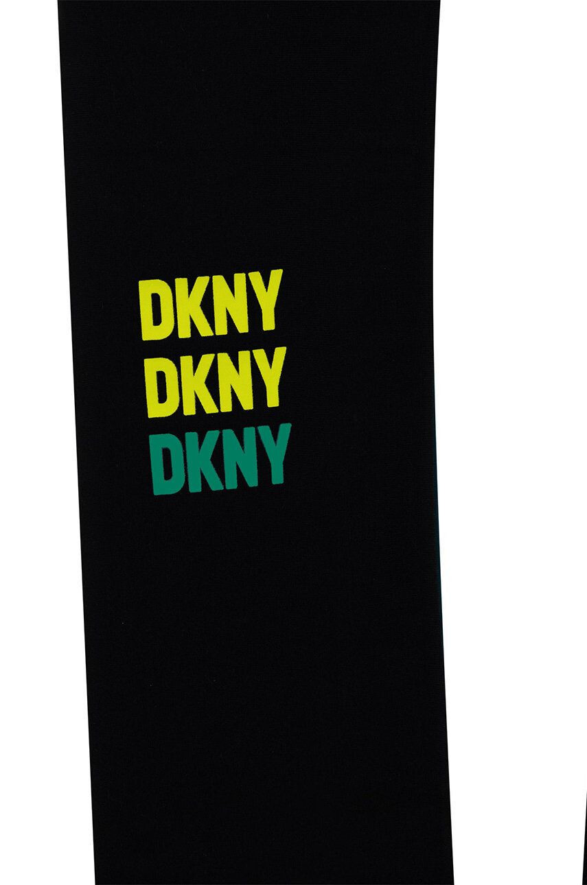 DKNY leggins copii culoarea turcoaz modelator - Pled.ro