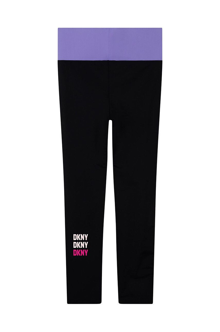 DKNY leggins copii culoarea roz modelator - Pled.ro