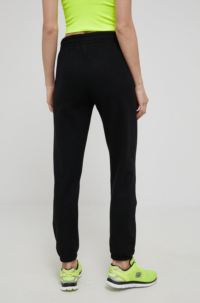 DKNY pantaloni femei culoarea negru neted - Pled.ro