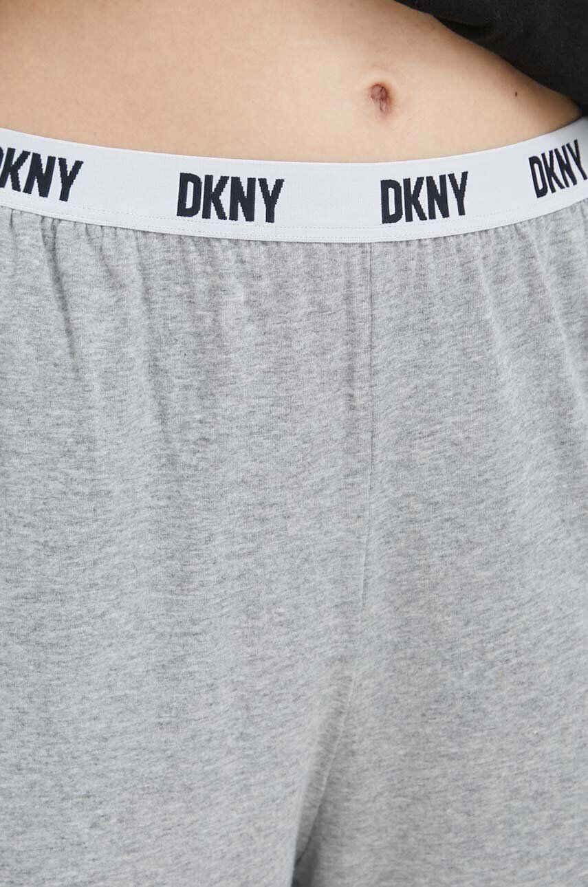 DKNY pantaloni de pijama femei culoarea gri - Pled.ro