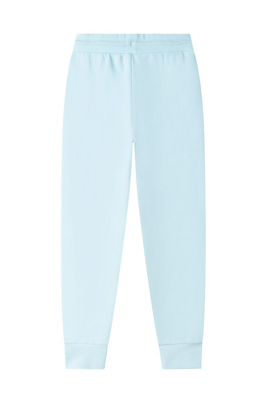 DKNY pantaloni de trening culoarea turcoaz neted - Pled.ro