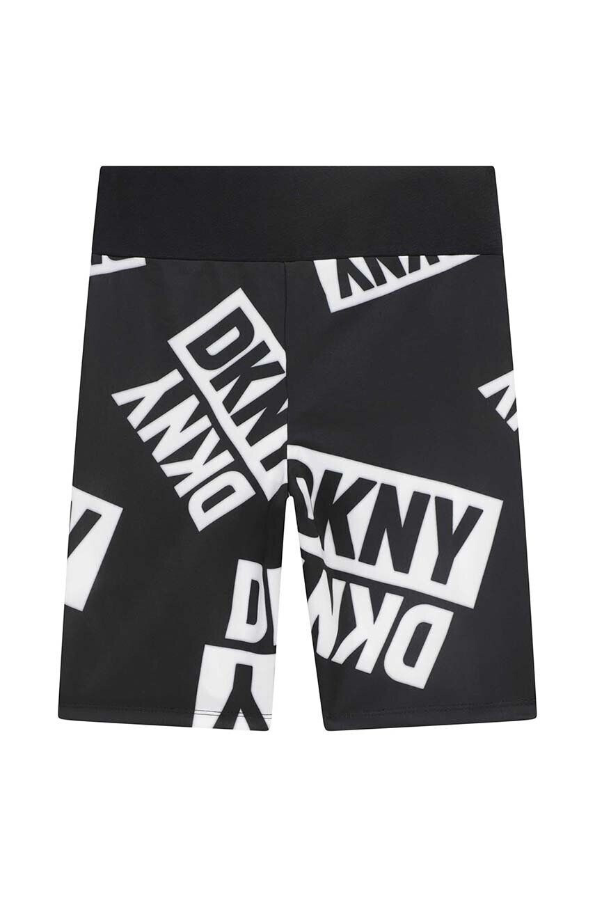 DKNY pantaloni scurti copii culoarea negru modelator - Pled.ro