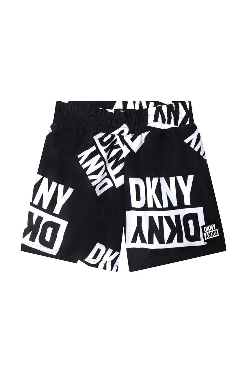 DKNY pantaloni scurti de baie copii culoarea negru - Pled.ro