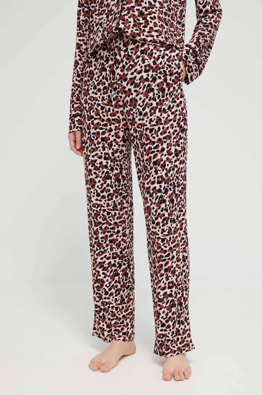 DKNY pijama femei culoarea roz - Pled.ro