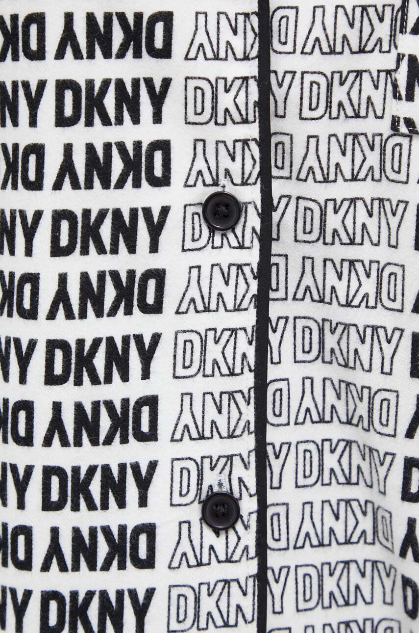 DKNY pijama femei culoarea bej - Pled.ro