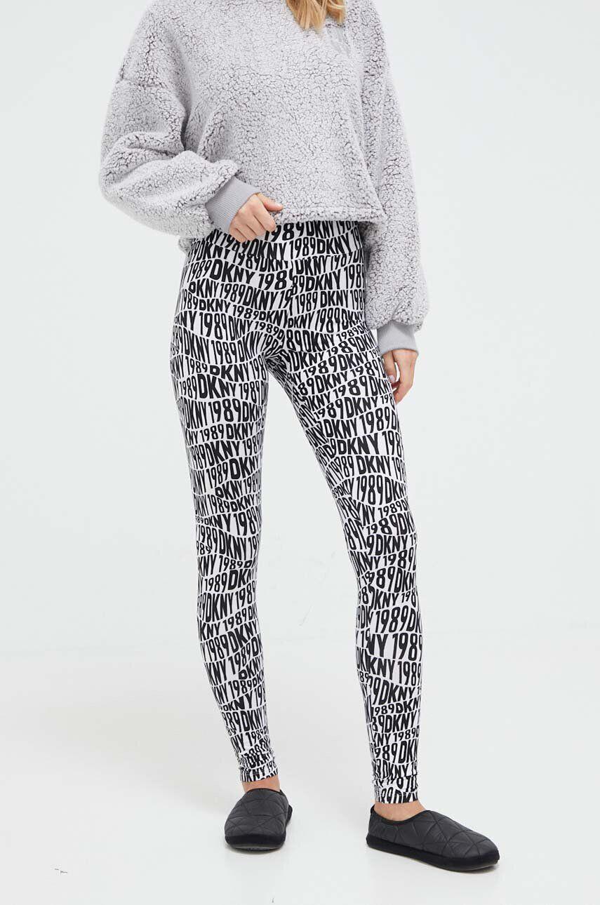 DKNY pijama femei culoarea gri - Pled.ro