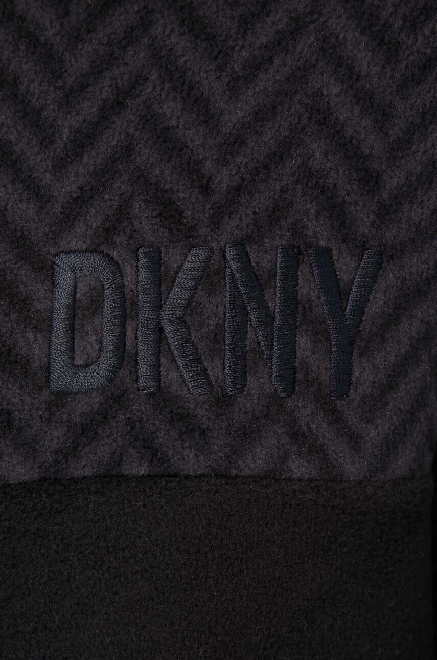 DKNY pijama femei culoarea negru - Pled.ro