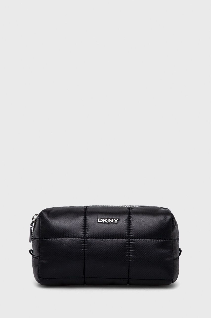 DKNY Portfard culoarea negru - Pled.ro