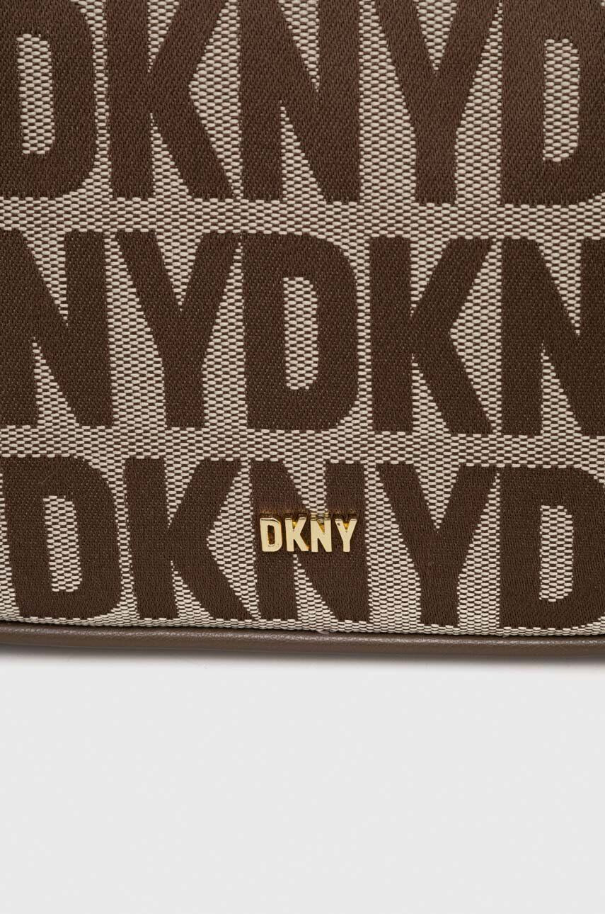 DKNY poseta culoarea maro - Pled.ro