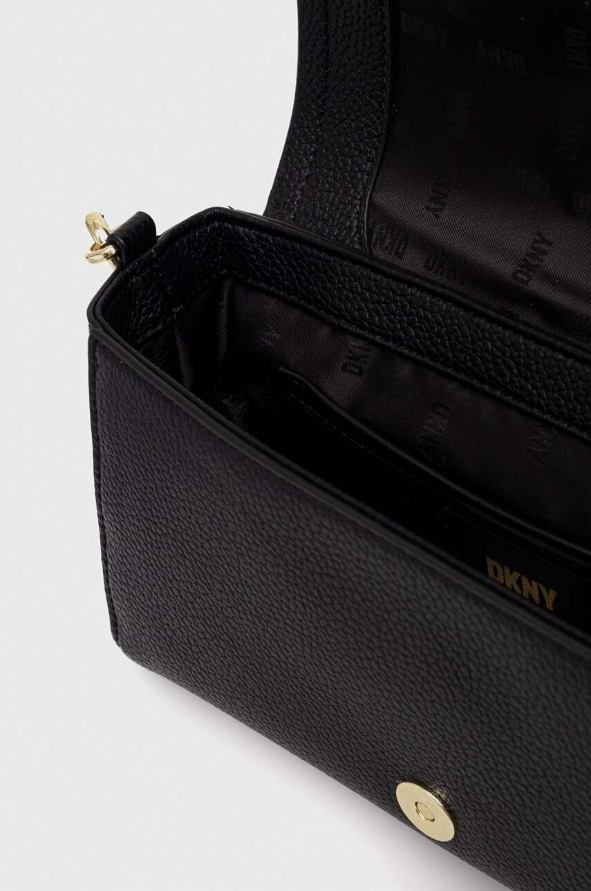 DKNY poseta culoarea negru - Pled.ro