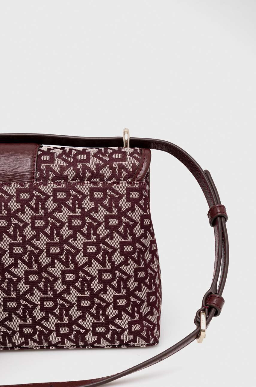 DKNY poseta culoarea bordo - Pled.ro