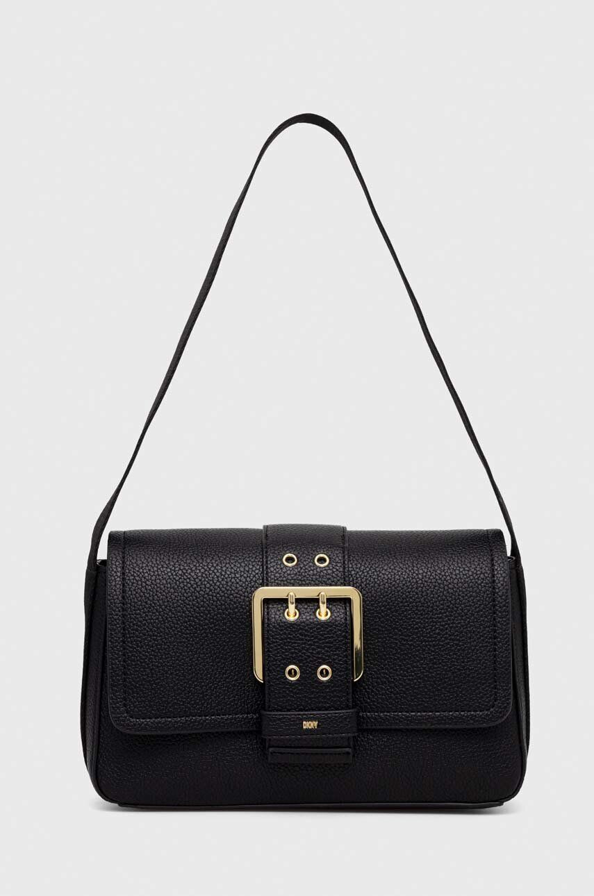 DKNY poseta culoarea negru - Pled.ro