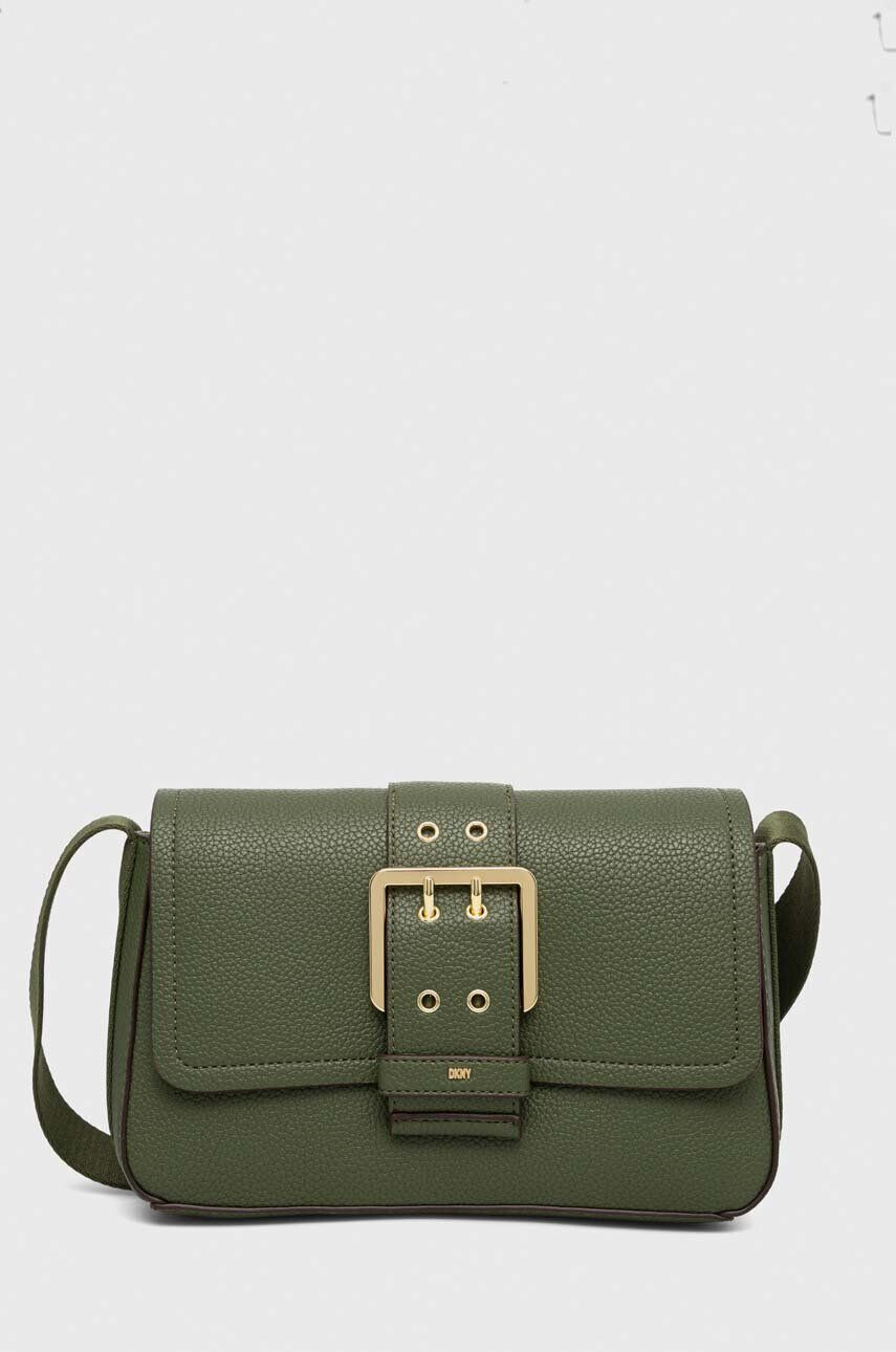 DKNY poseta culoarea verde - Pled.ro