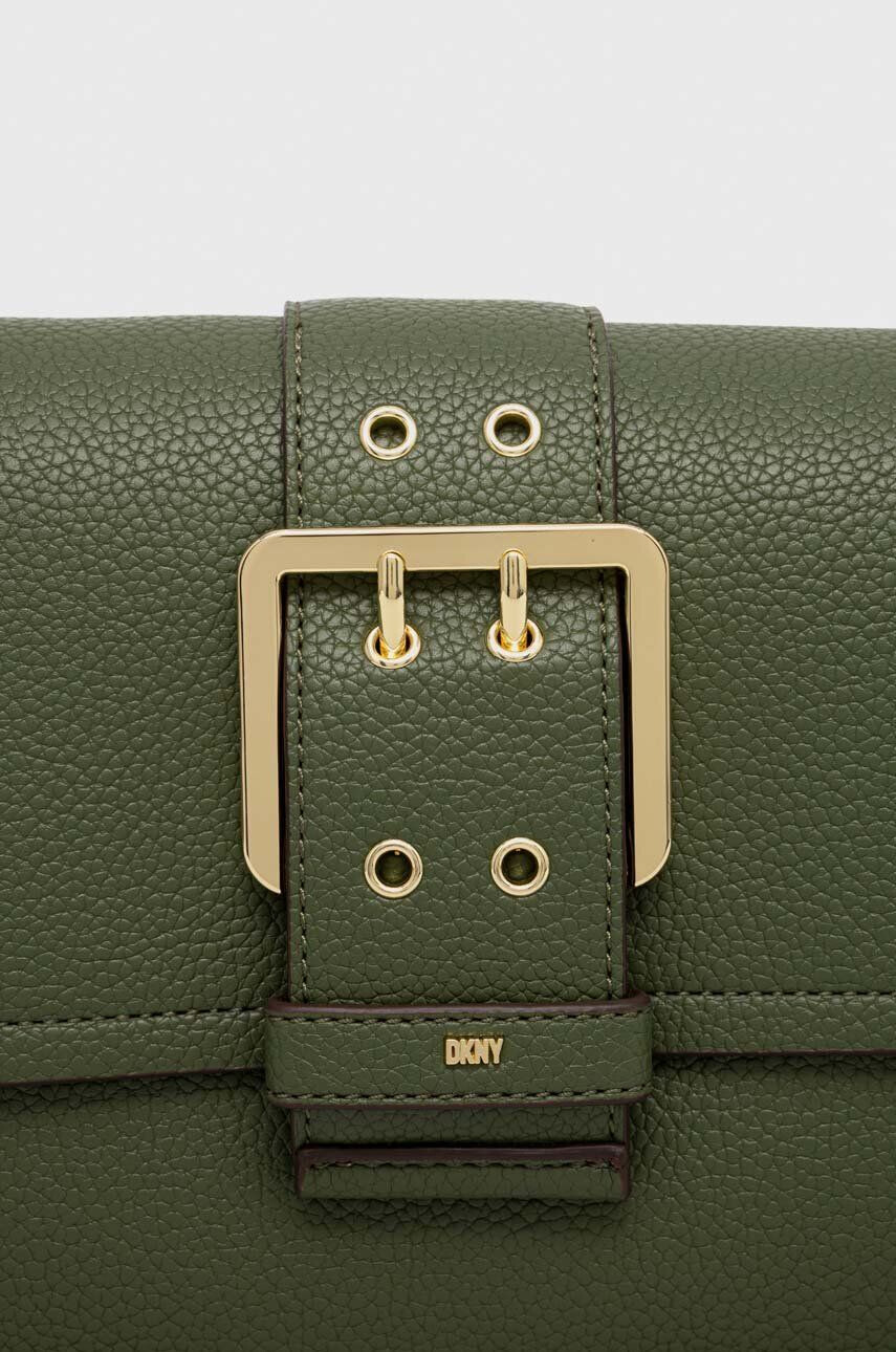 DKNY poseta culoarea verde - Pled.ro