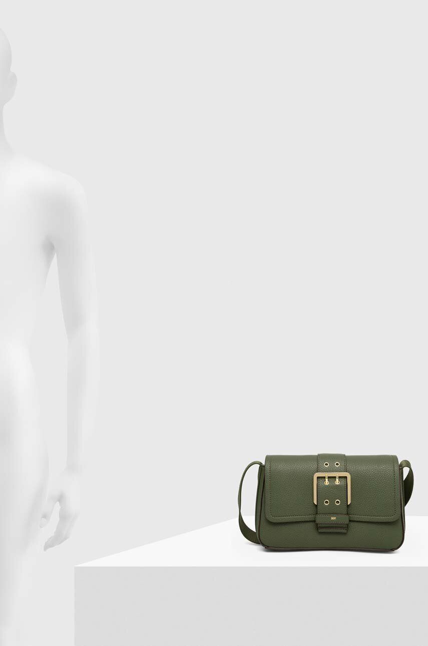 DKNY poseta culoarea verde - Pled.ro