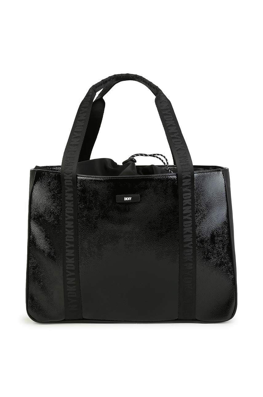 DKNY poseta culoarea negru - Pled.ro