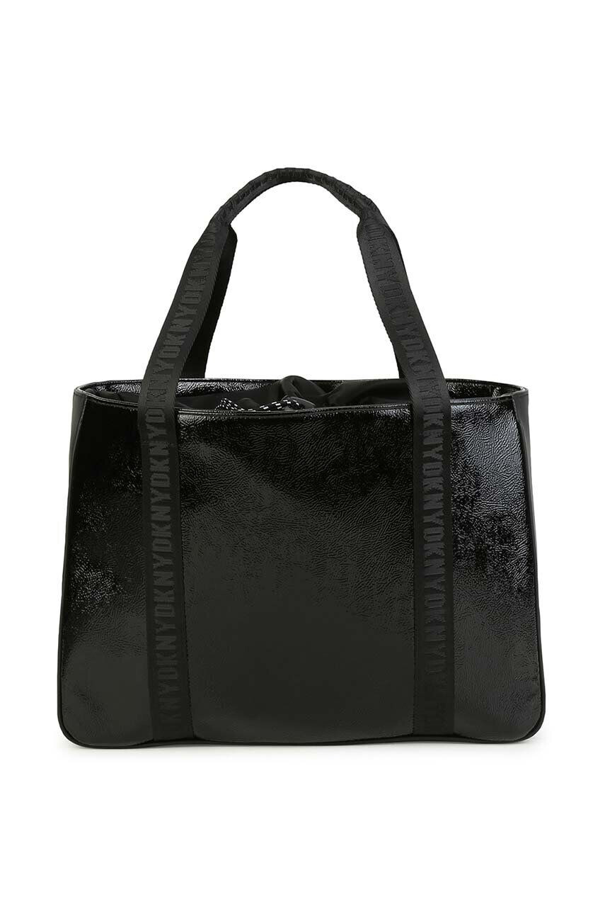 DKNY poseta culoarea negru - Pled.ro