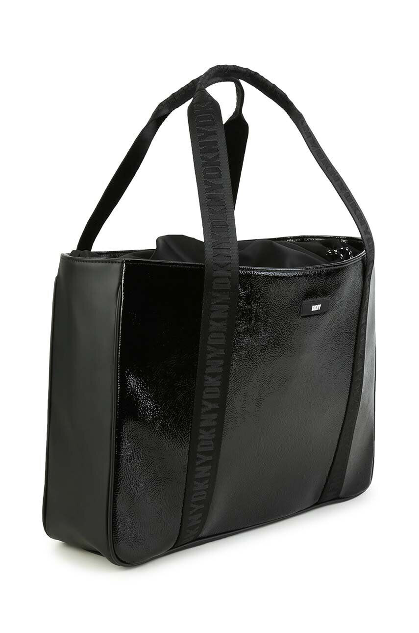 DKNY poseta culoarea negru - Pled.ro