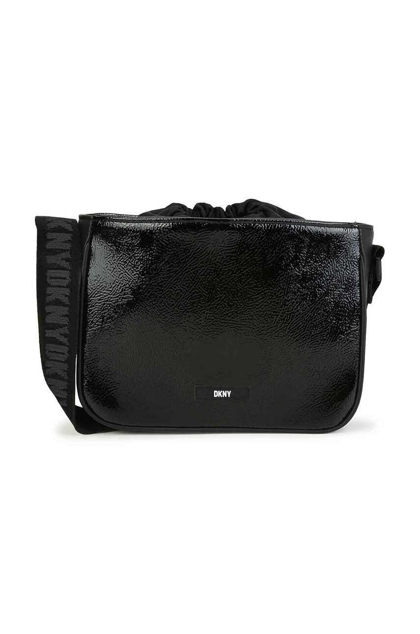 DKNY poseta culoarea negru - Pled.ro