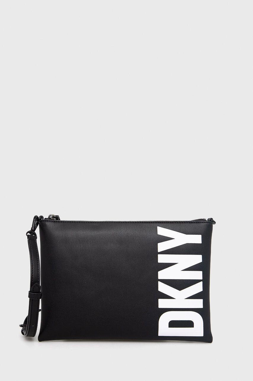 DKNY poseta culoarea negru - Pled.ro