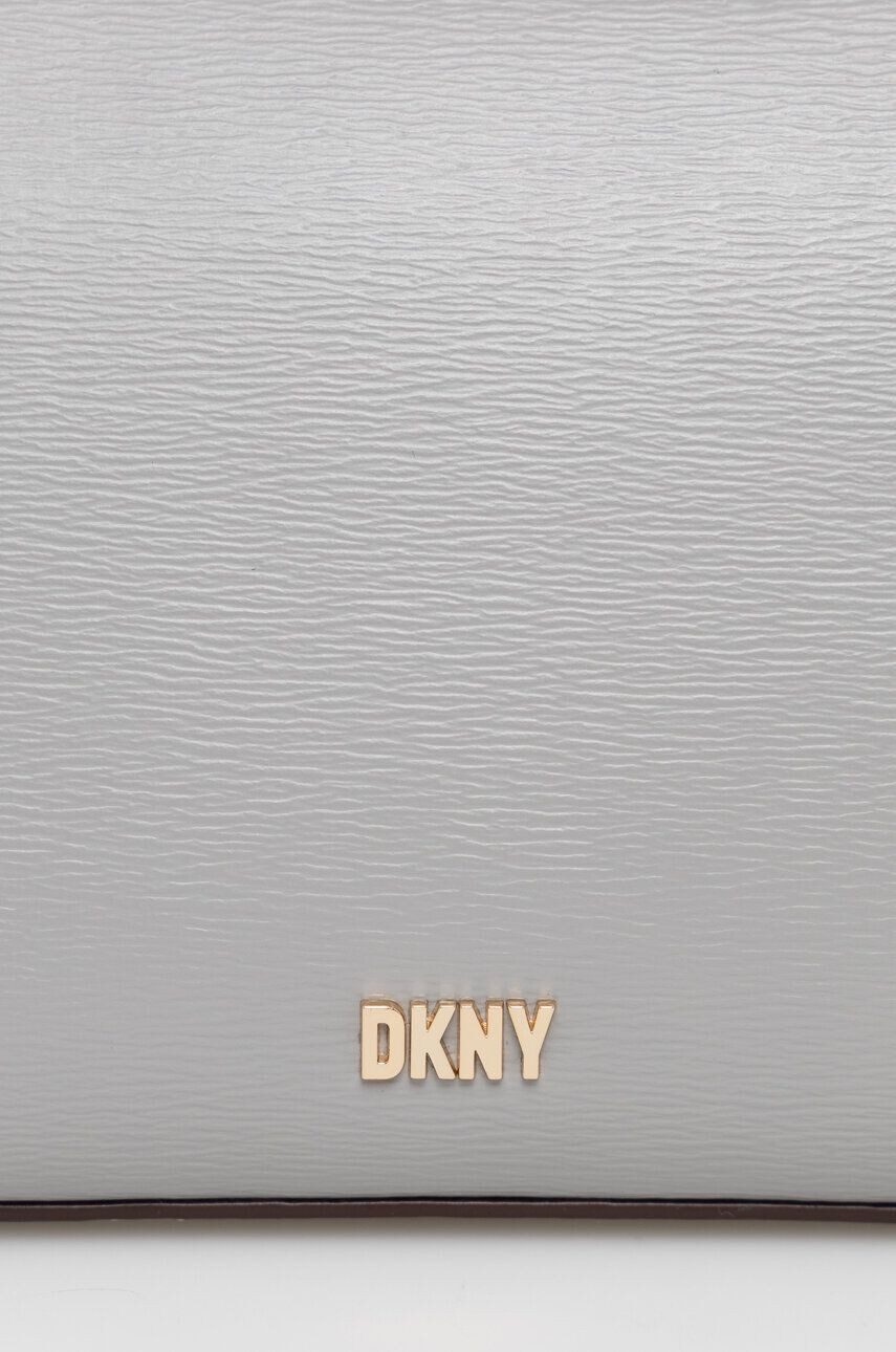 DKNY poseta de piele culoarea negru - Pled.ro