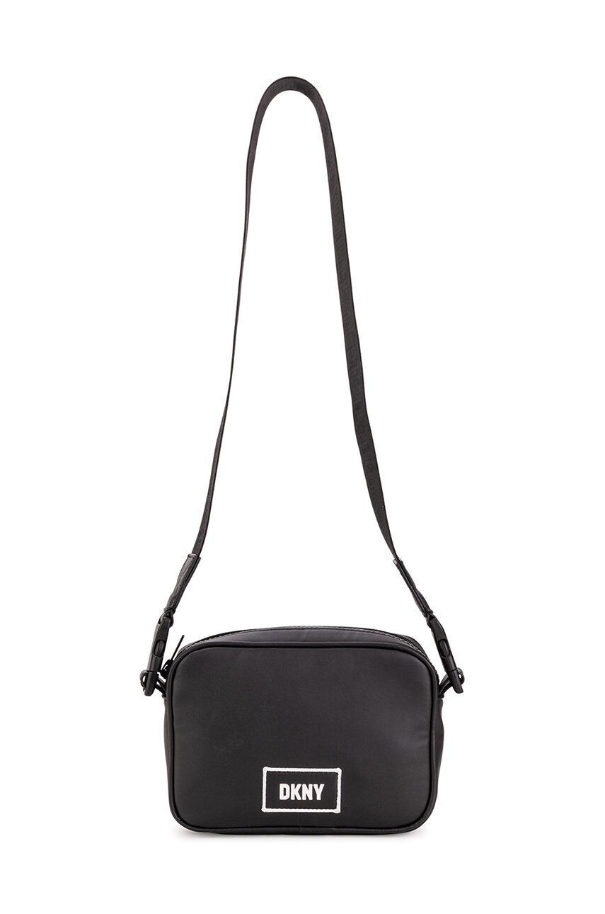 DKNY poseta fete culoarea negru - Pled.ro