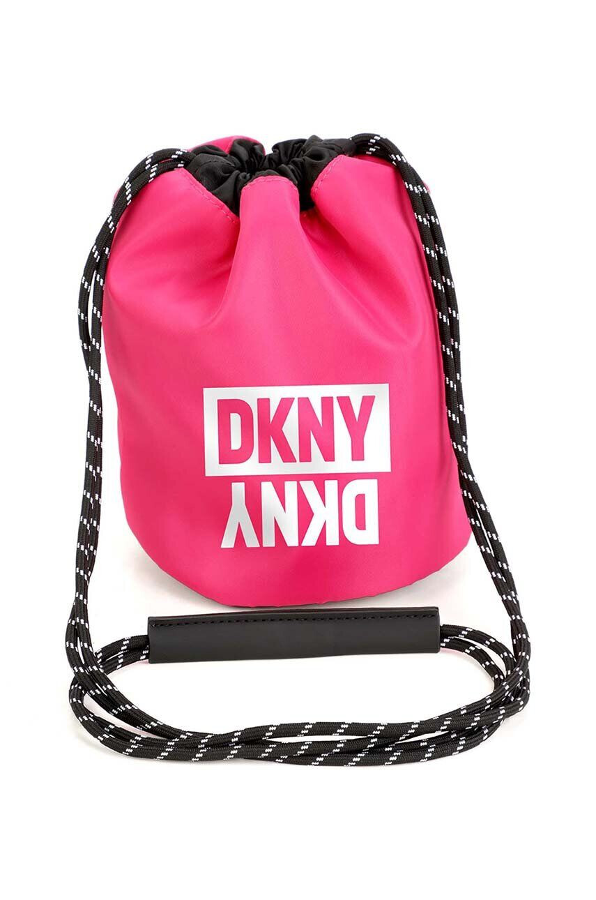 DKNY poseta fete culoarea negru - Pled.ro