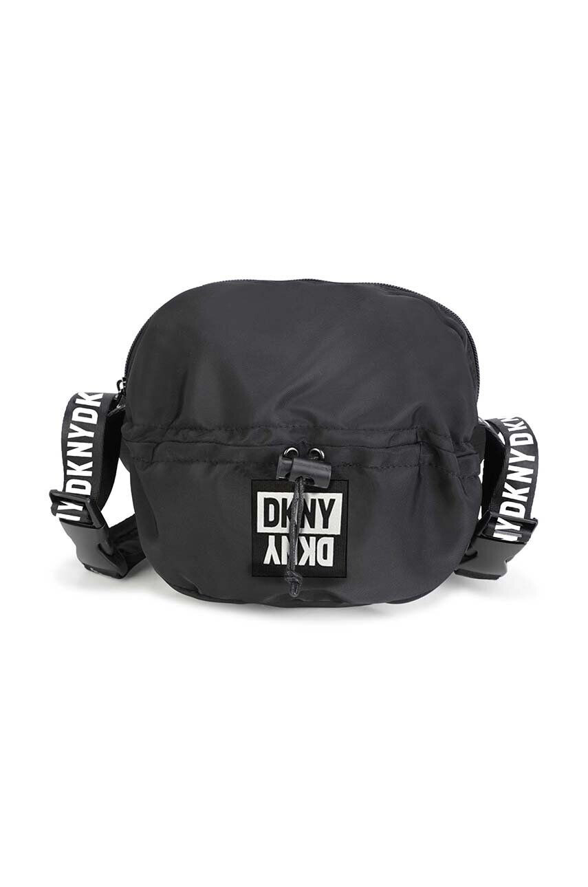 DKNY poseta fete culoarea negru - Pled.ro