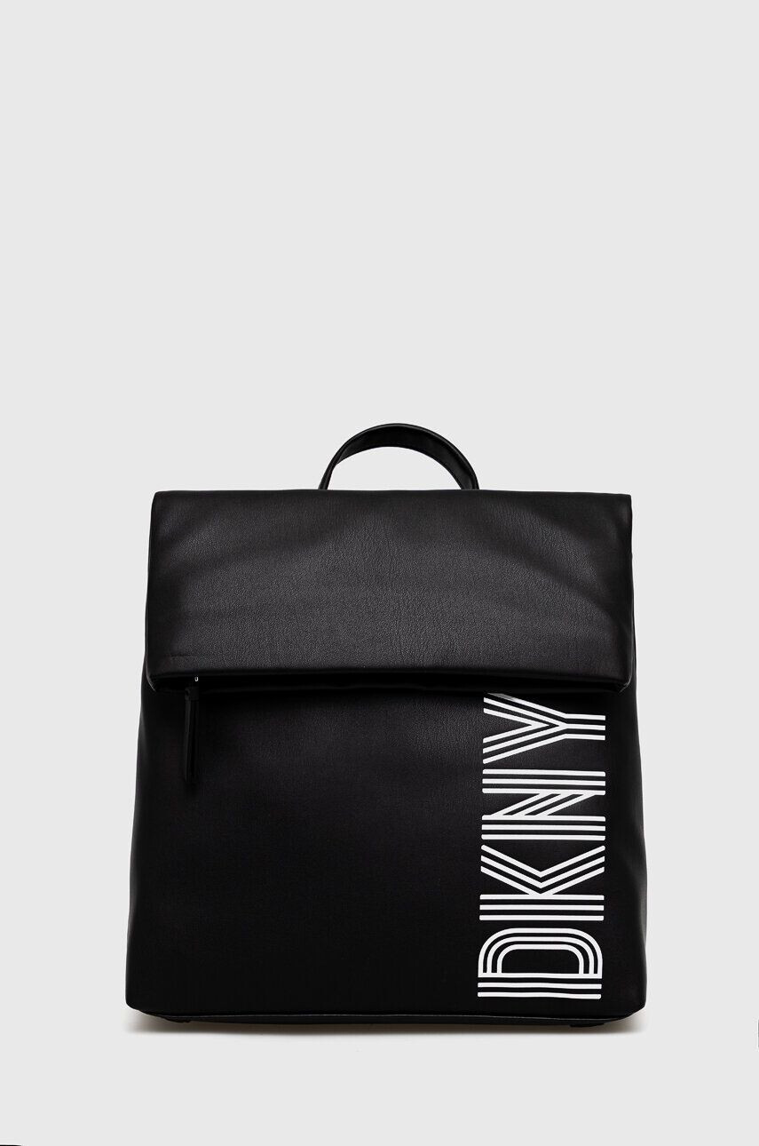 DKNY rucsac femei culoarea negru mare cu imprimeu - Pled.ro