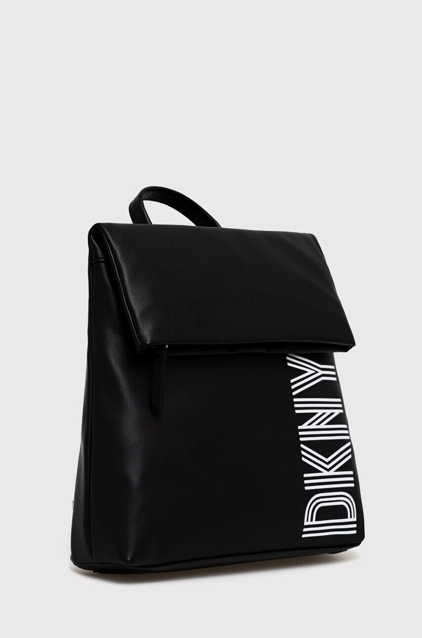 DKNY rucsac femei culoarea negru mare cu imprimeu - Pled.ro