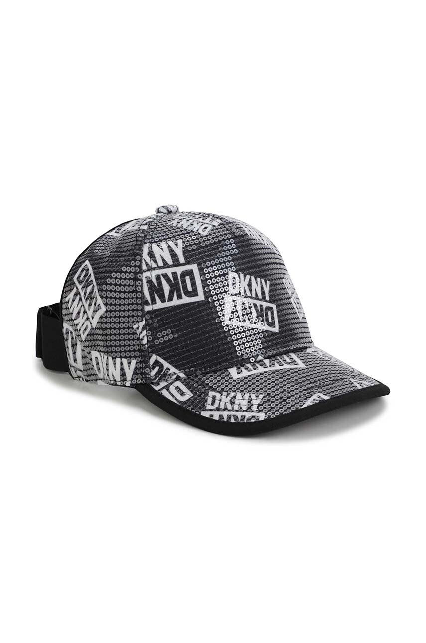 DKNY șapcă de baseball pentru copii culoarea negru modelator - Pled.ro