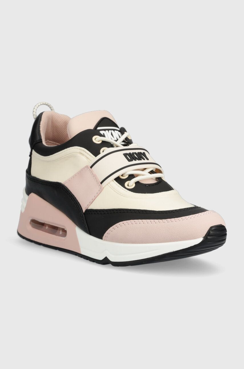 DKNY sneakers AISLIN culoarea bej - Pled.ro