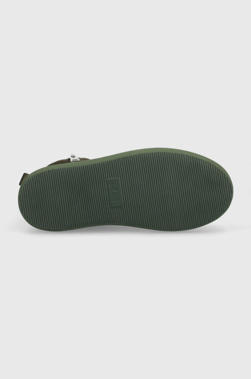 DKNY sneakers Aken femei culoarea verde - Pled.ro