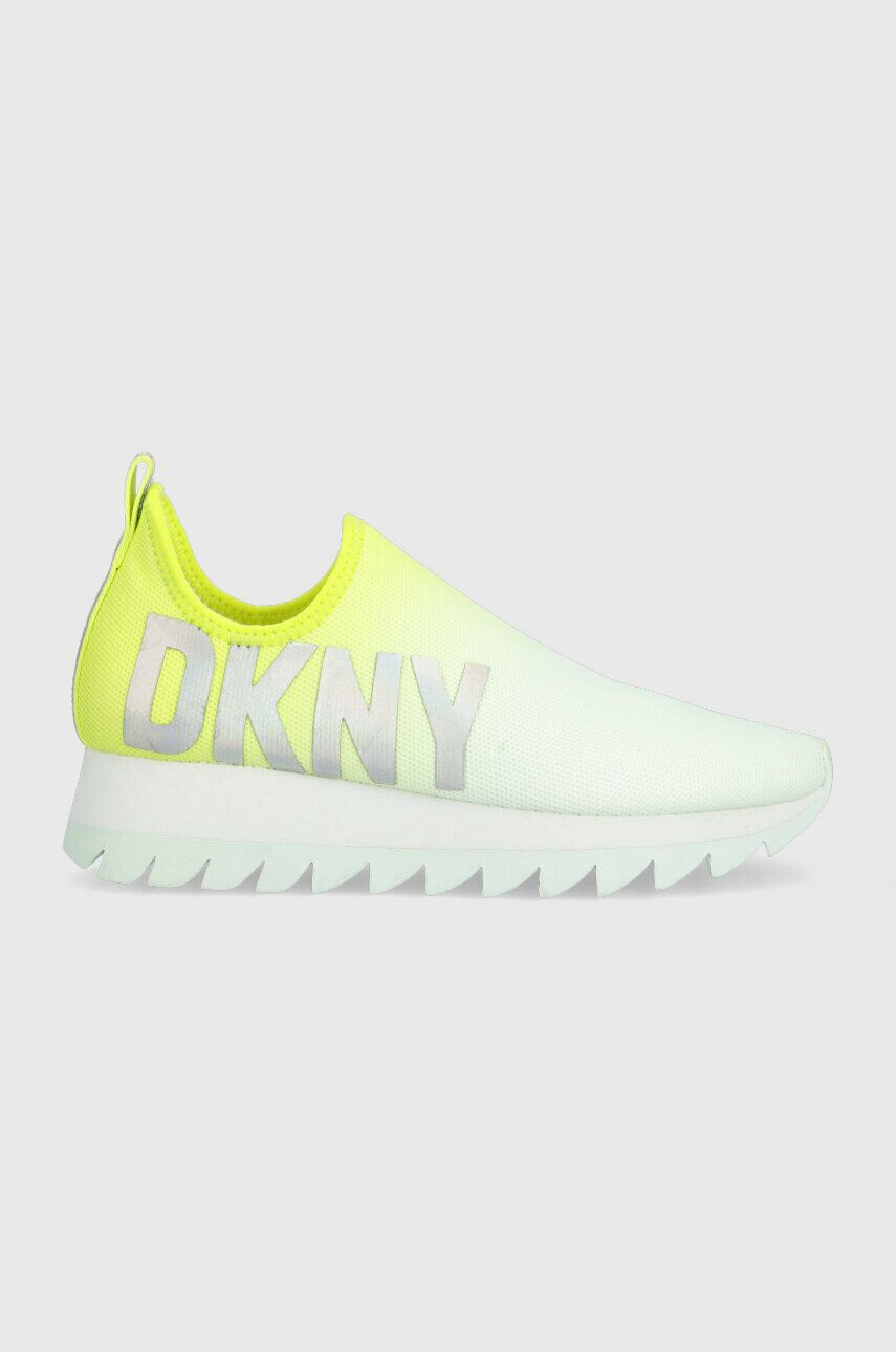 DKNY sneakers AZER culoarea verde K4273491 - Pled.ro