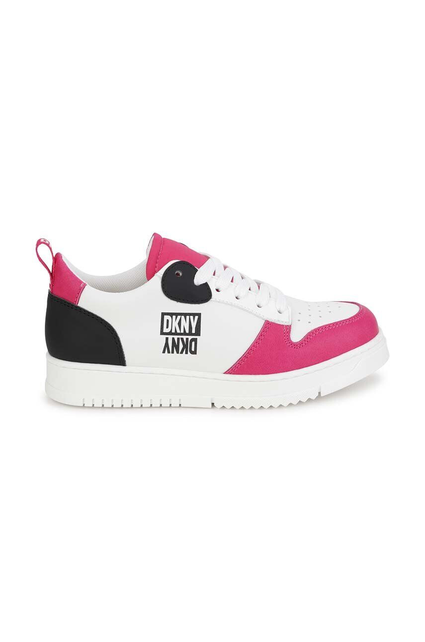 DKNY sneakers pentru copii culoarea roz - Pled.ro