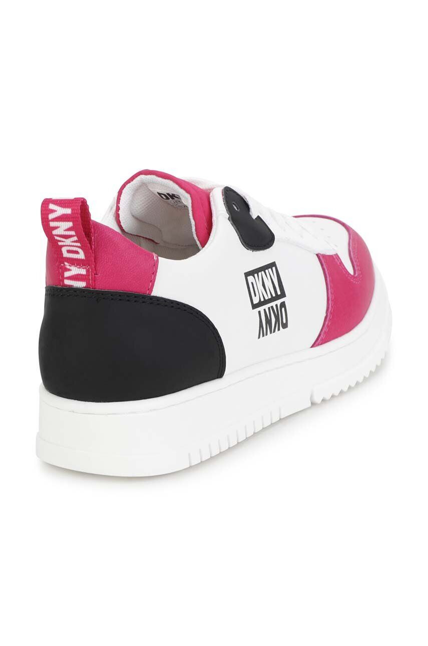 DKNY sneakers pentru copii culoarea roz - Pled.ro