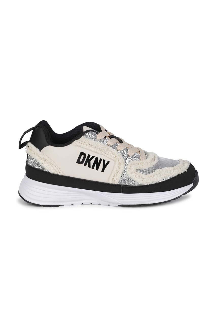 DKNY sneakers pentru copii culoarea gri - Pled.ro