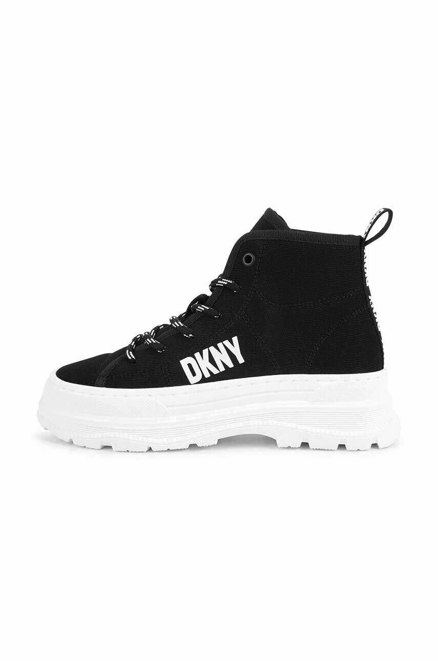 DKNY sneakers pentru copii culoarea negru - Pled.ro