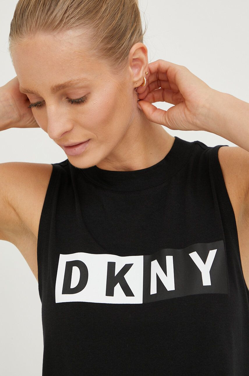 DKNY top femei culoarea negru - Pled.ro