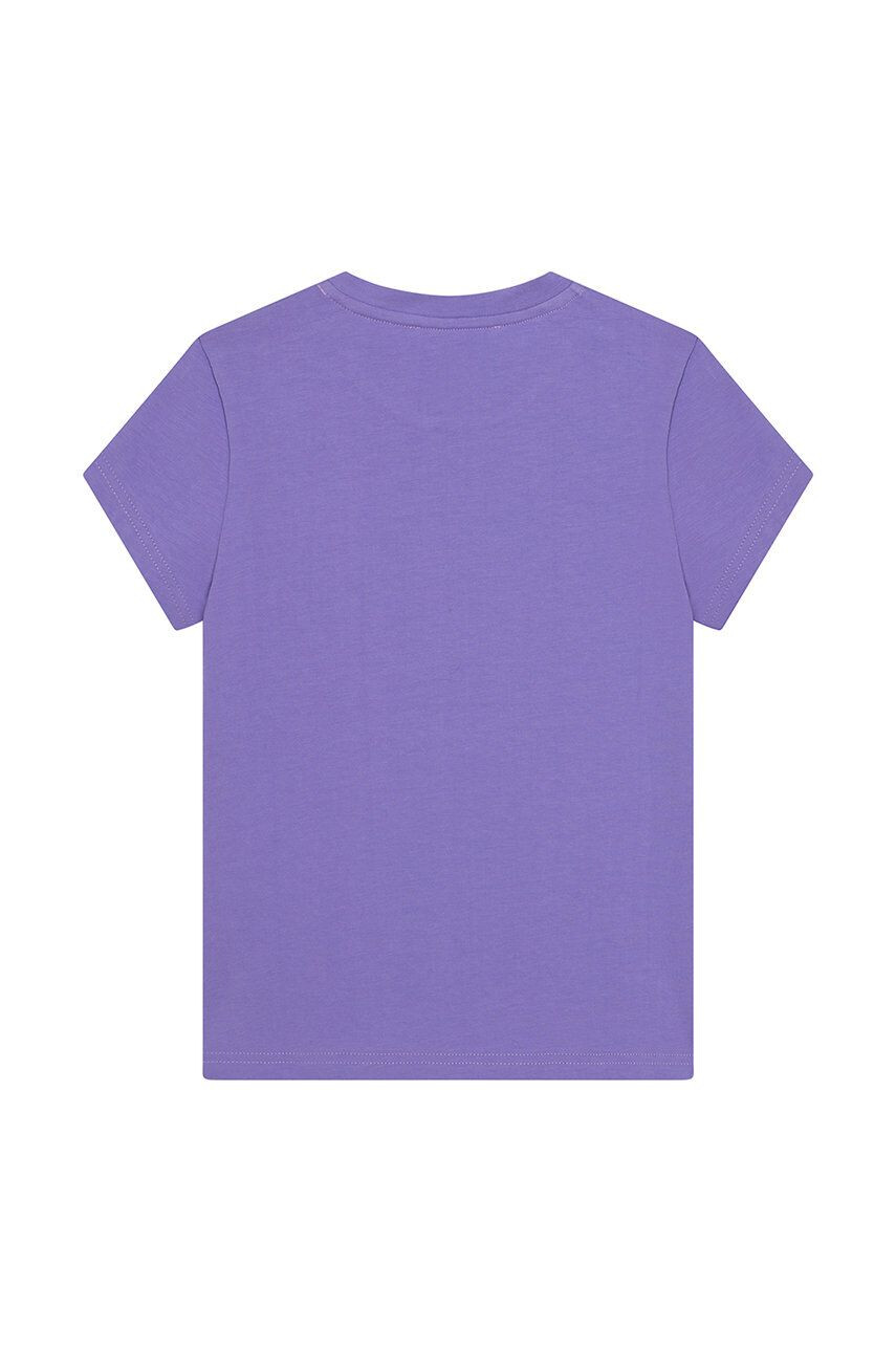 DKNY tricou copii culoarea violet - Pled.ro