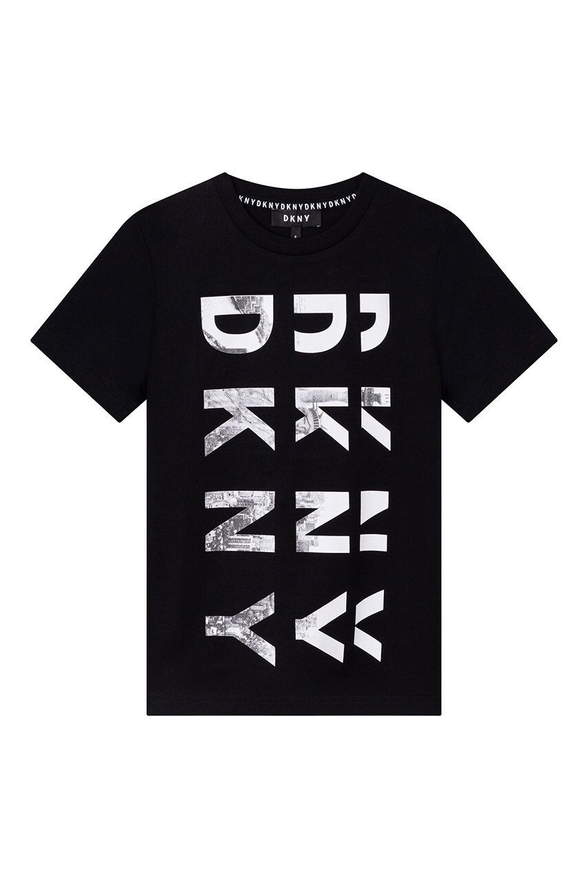 DKNY tricou de bumbac pentru copii - Pled.ro