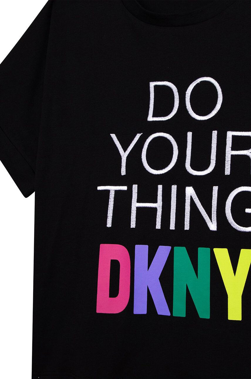 DKNY tricou de bumbac pentru copii - Pled.ro