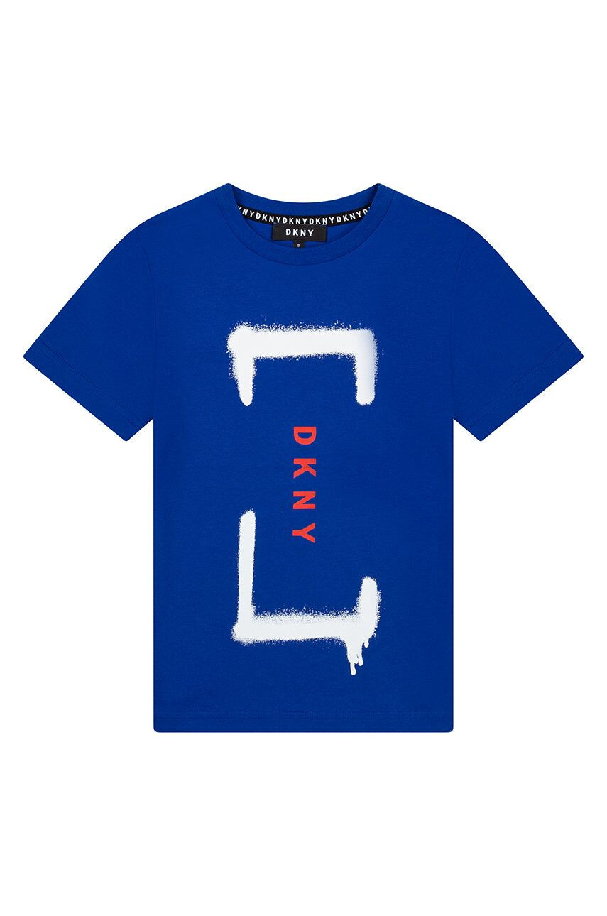 DKNY tricou de bumbac pentru copii - Pled.ro