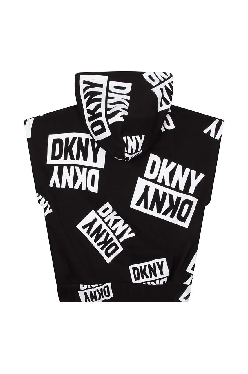 DKNY vesta copii culoarea alb - Pled.ro