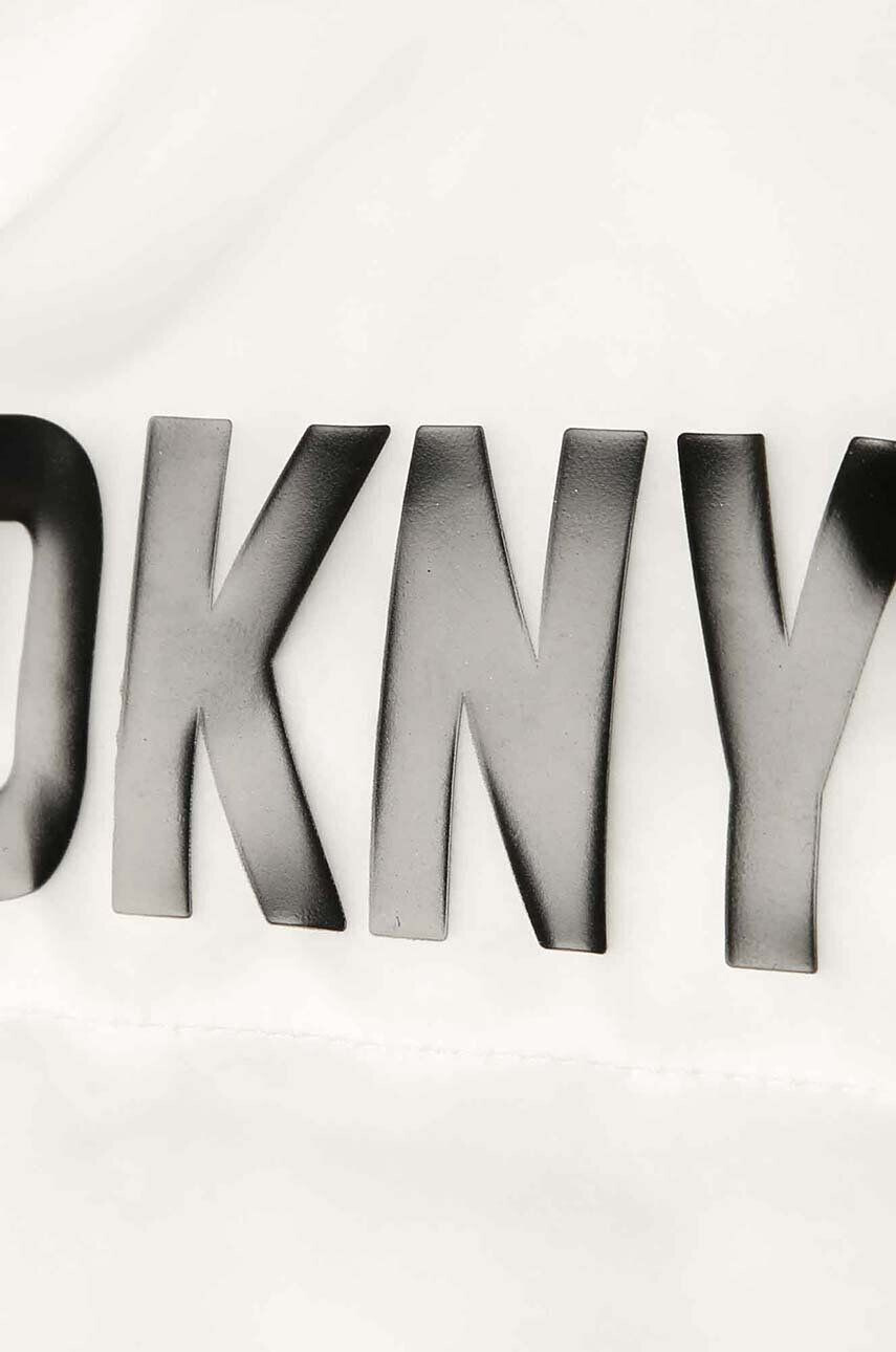 DKNY vesta cu doua fete pentru copii culoarea bej - Pled.ro