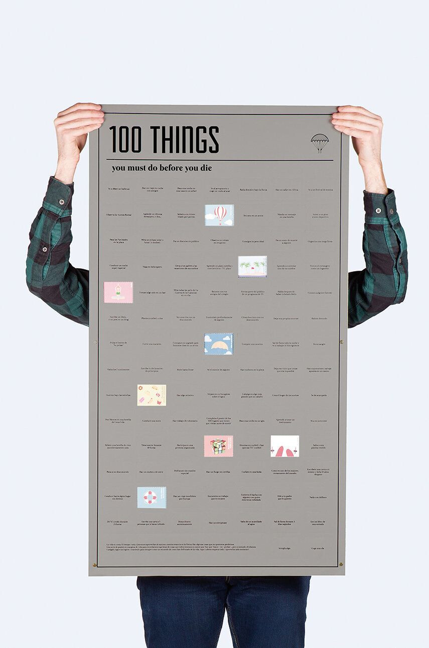 DOIY Poster 100 Things You Must Do Before You Die - Pled.ro