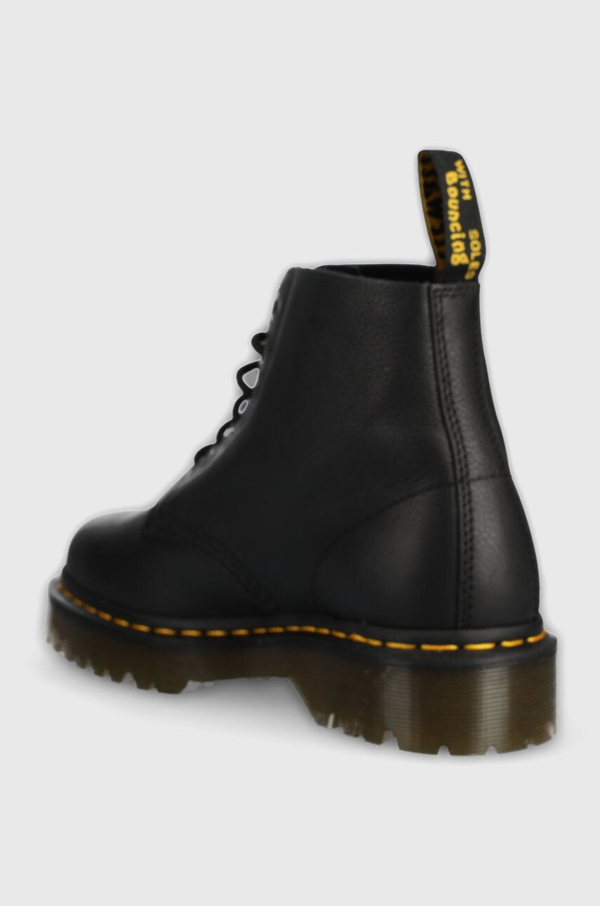 Dr. Martens bocanci de piele 101 Ub Bex femei culoarea negru cu platforma - Pled.ro