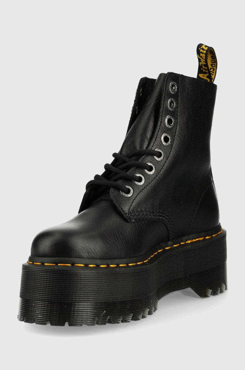 Dr. Martens bocanci de piele femei culoarea negru cu platforma DM26925001.1460.Pascal-Black.Pisa - Pled.ro