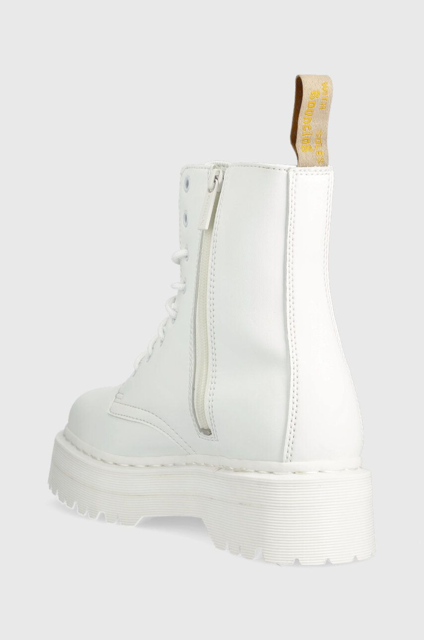 Dr. Martens bocanci V Jadon II Mono femei culoarea alb cu platforma DM27335113-White - Pled.ro